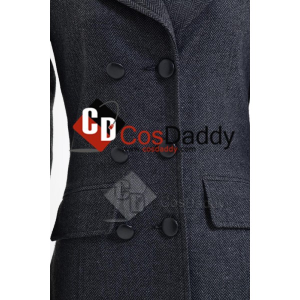 Harry Potter Hermione Granger Grey Coat Cosplay Costume 