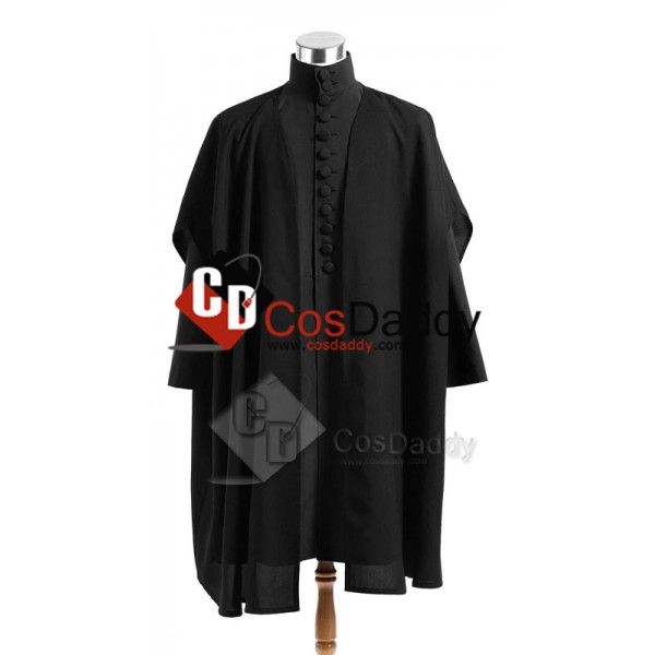 Harry Potter Severus Snape Coat Black Version Cosplay Costume 