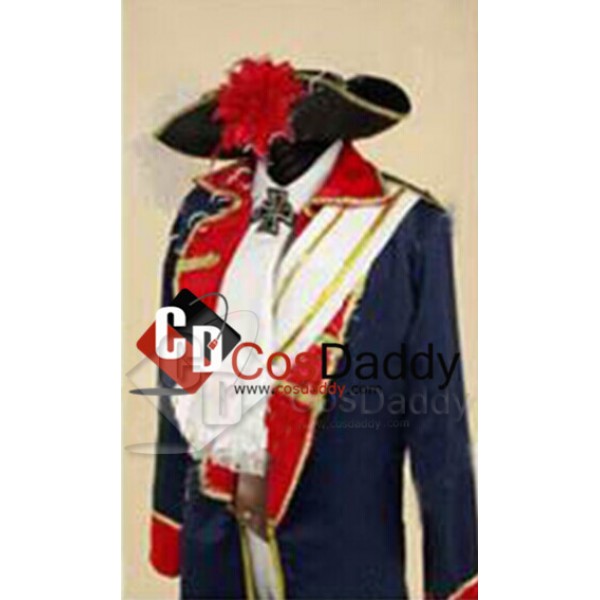 Hetalia:APH Axis Powers Prussia Cosplay Costume