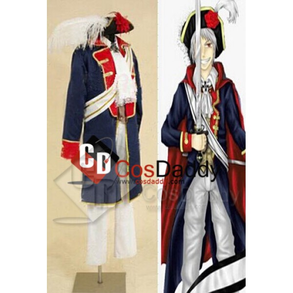 Hetalia:APH Axis Powers Prussia Cosplay Costume