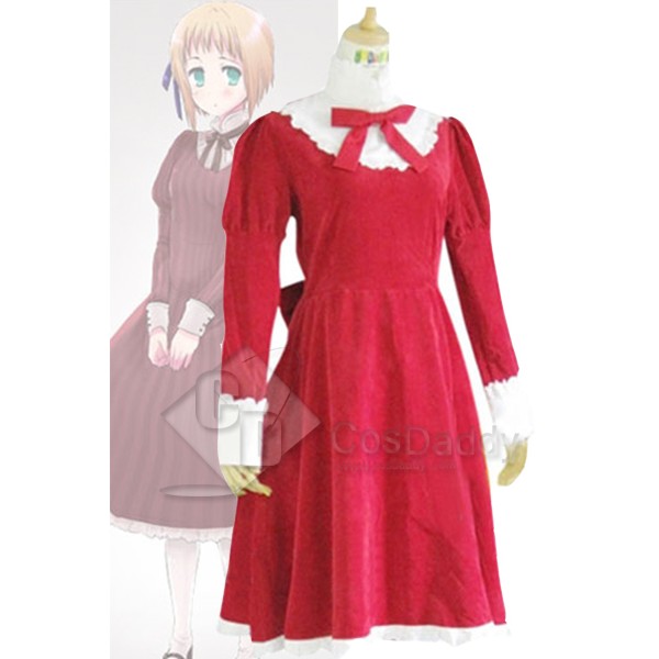 Hetalia: Axis Powers Liechtenstein Red Cosplay Costume
