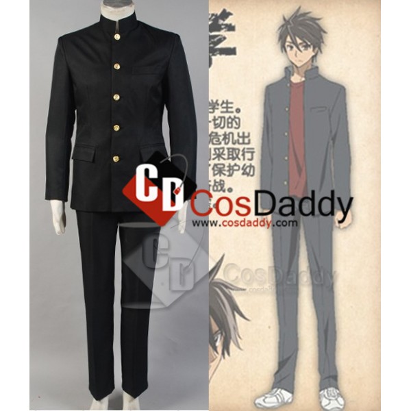 High School of the Dead HOTD Takashi Komuro Cosplay Costume