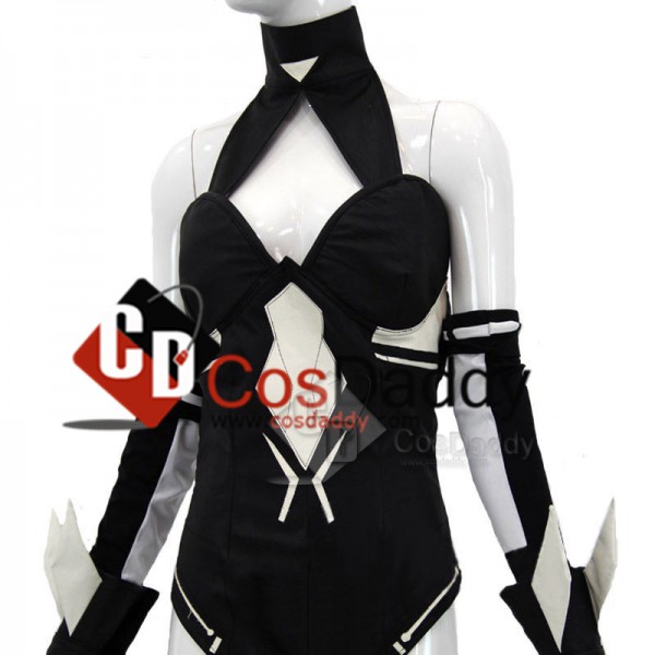 Hyperdimension Neptune Black Heart Uniform Outfit Cosplay Costume
