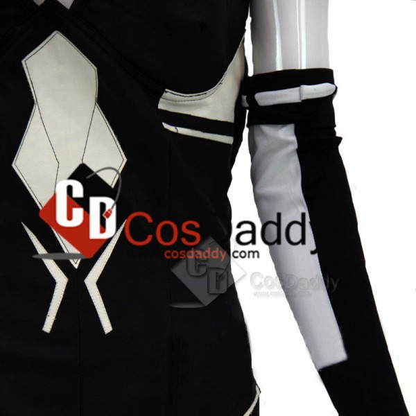 Hyperdimension Neptune Black Heart Uniform Outfit Cosplay Costume