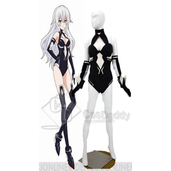 Hyperdimension Neptune Black Heart Uniform Outfit Cosplay Costume