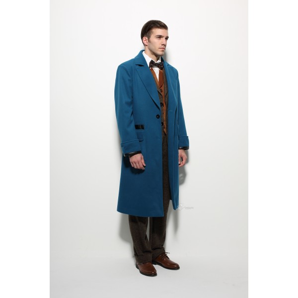 CosDaddy Halloween Men Suit Fantastic Beasts and Where to Find Them Newt Scamander Cosplay Costume Harry Potter Prequel Cos Trench Blazer