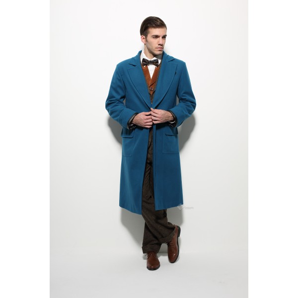 CosDaddy Halloween Men Suit Fantastic Beasts and Where to Find Them Newt Scamander Cosplay Costume Harry Potter Prequel Cos Trench Blazer