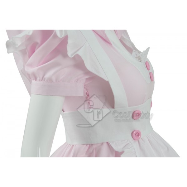 Cosdaddy Overwatch Reaper Gabriel Reyes Pink Knight Dress Cosplay Costume