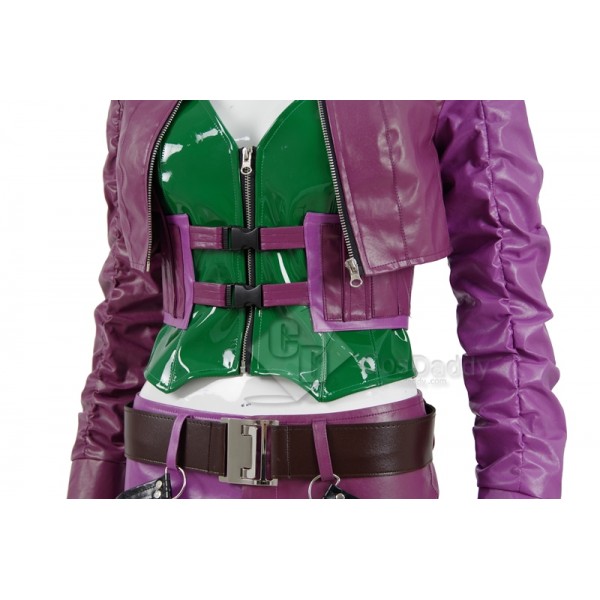 CosDaddy Injustice 2 Harley Quinn Sexy Purple+Green Battle Suit  Cosplay Costume 