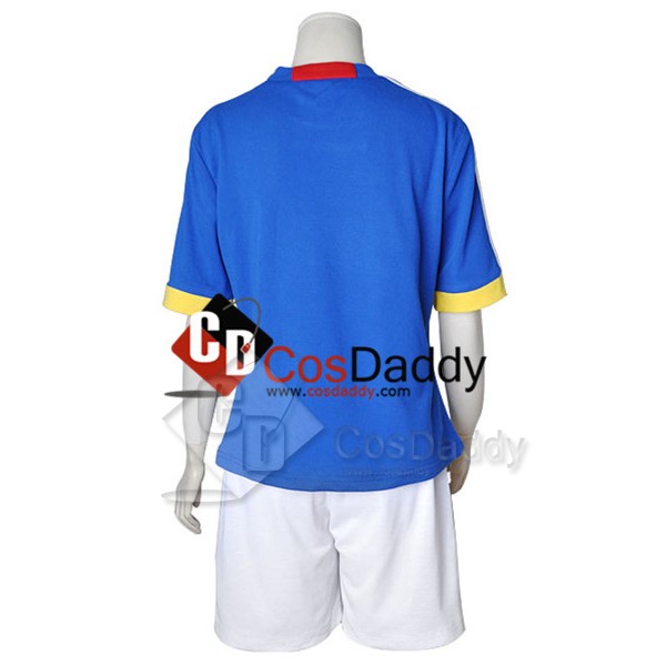 Inazuma Eleven Japan Soccer Team Uniform Cosplay Costume 