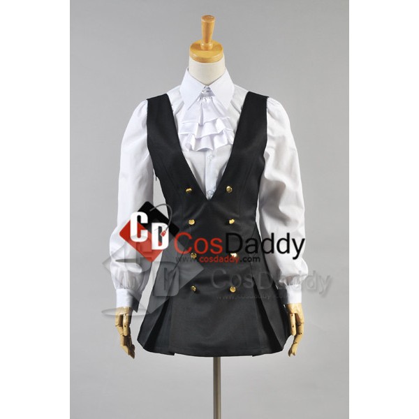Inu x Boku SS Shirakiin Ririchiyo Girl Uniform Dress Cosplay Costume 