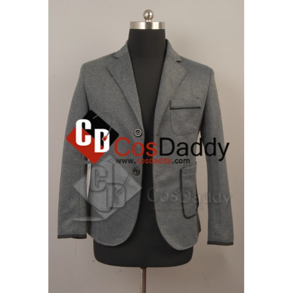 Justin Bieber Gray Leisure Suit Jacket Coat Costum...