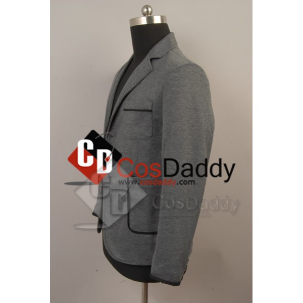 Justin Bieber Gray Leisure Suit Jacket Coat Costume 