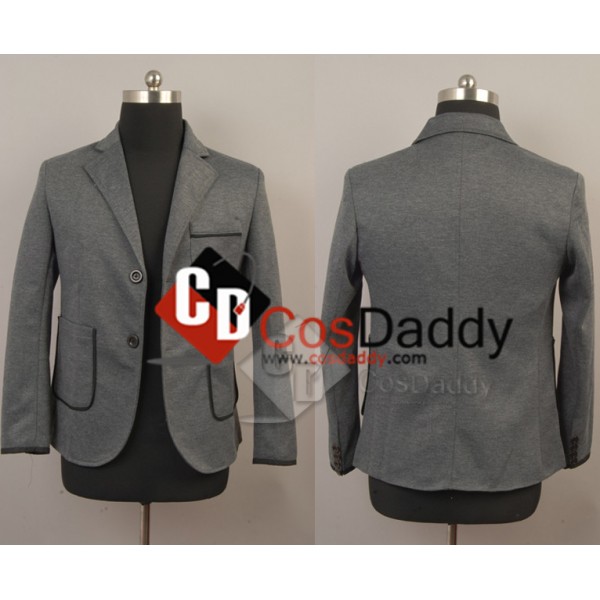 Justin Bieber Gray Leisure Suit Jacket Coat Costume 