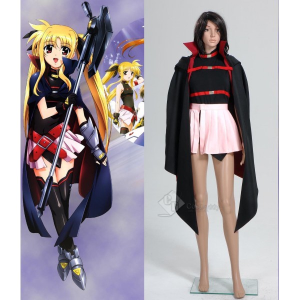 Magical Girl Lyrical Nanoha Fate Testarossa Cosplay Costume