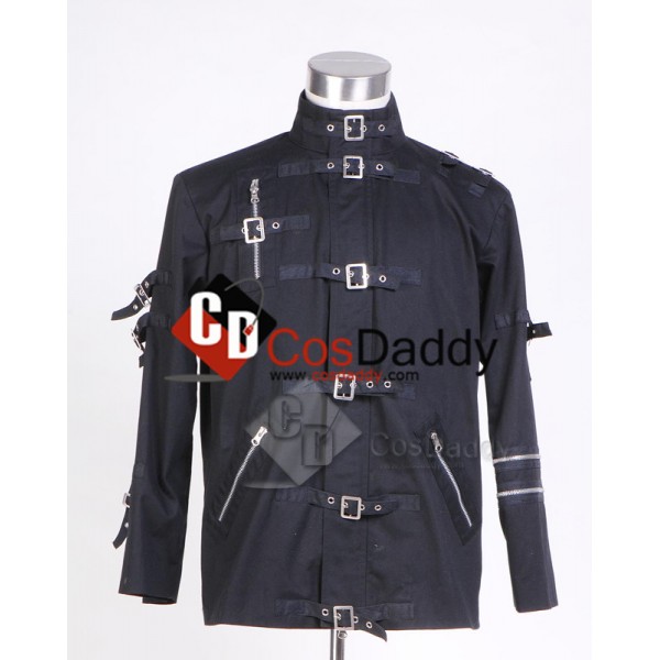 Michael Jackson Bad Black Jacket Cosplay Costume 