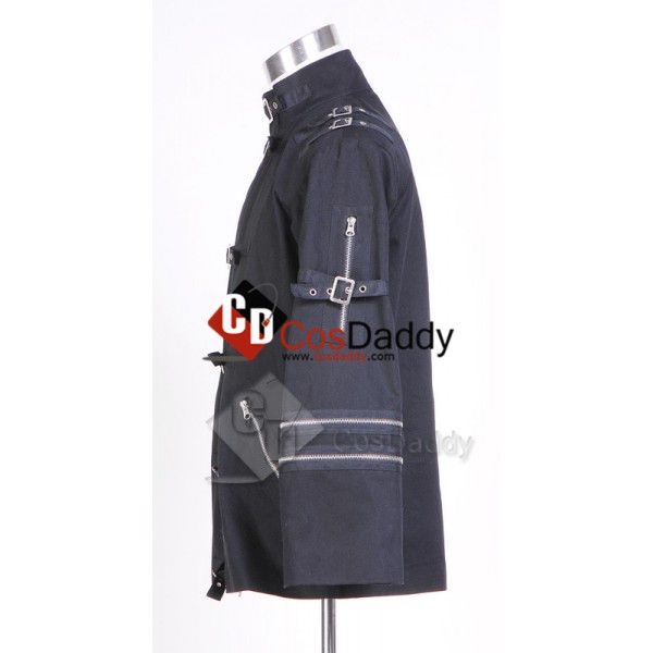 Michael Jackson Bad Black Jacket Cosplay Costume 