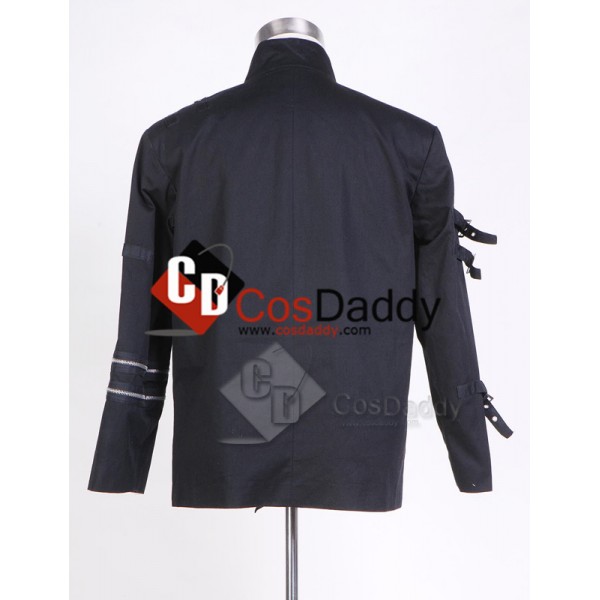 Michael Jackson Bad Black Jacket Cosplay Costume 