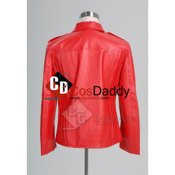 Michael Jackson Man in the Mirror Pleather Jacket Cosplay Costume