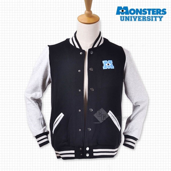 Monsters University Varsity Jacket Black Adult Cosplay Costume
