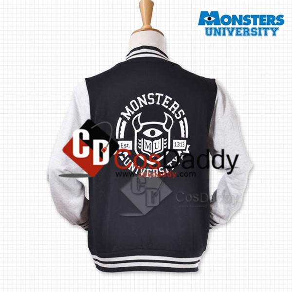 Monsters University Varsity Jacket Black Adult Cosplay Costume