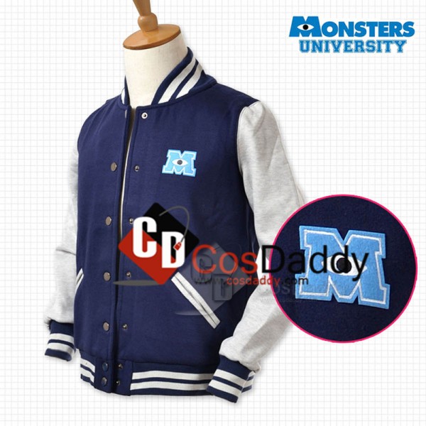 Monsters University Varsity Jacket Blue Adult Costume
