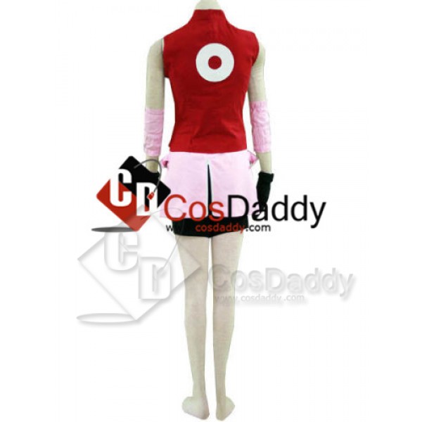 Naruto Haruno Sakura Cosplay Costume 