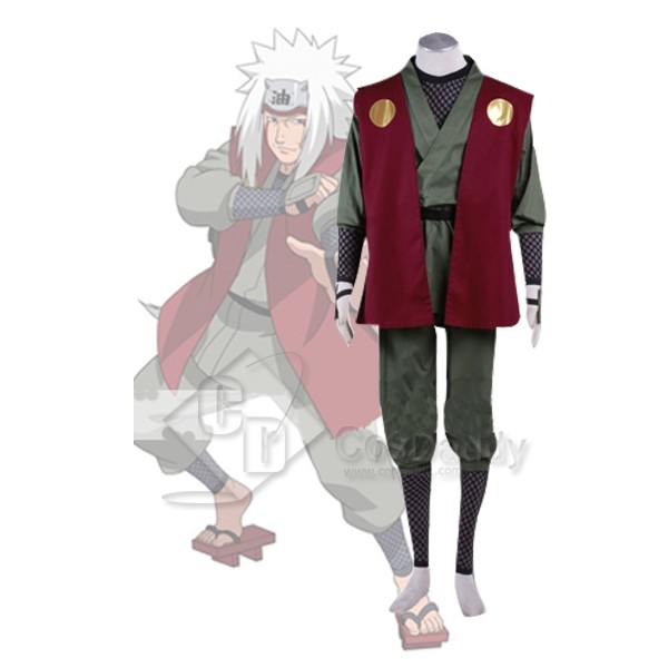 Naruto Jiraiya Cosplay Costume 