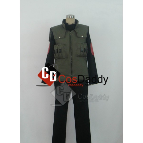 Naruto Kakashi Hatake Black Cosplay Costume 