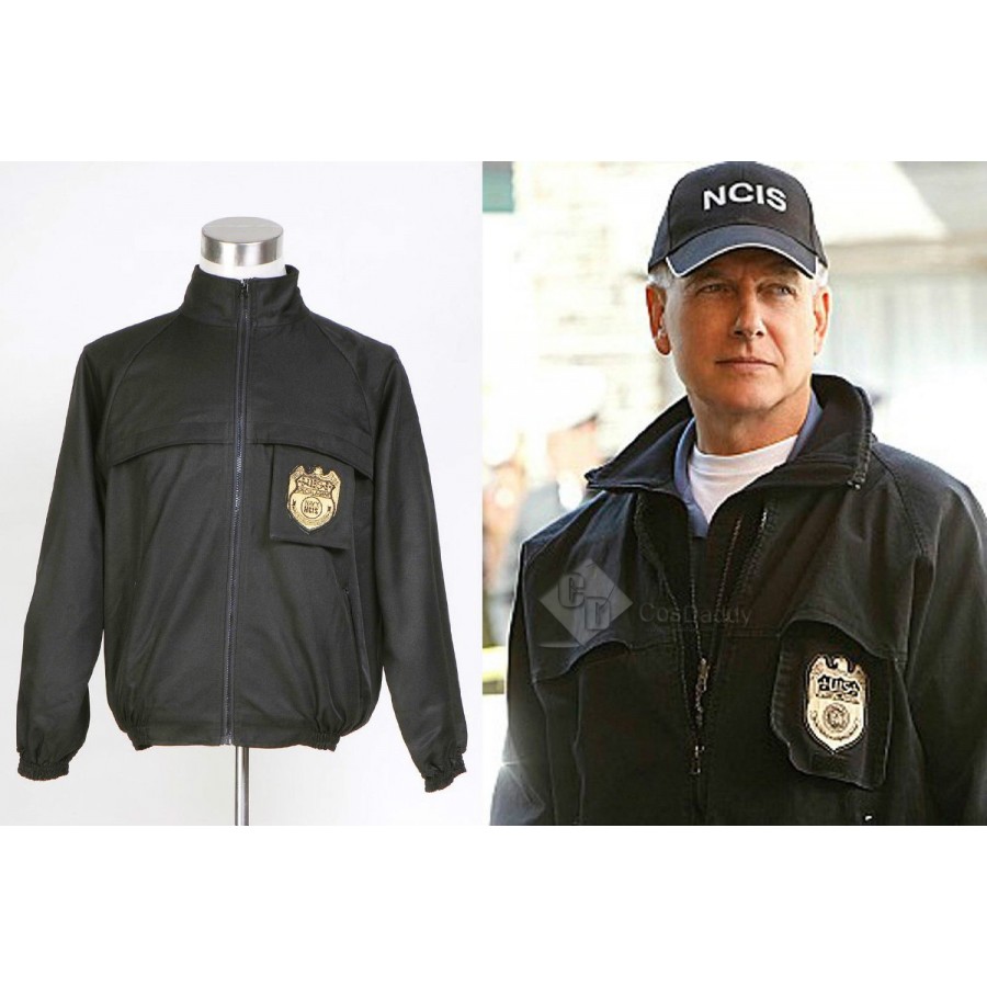 New！ NCIS Staff Black Jacket Uniform Costume Cosplay Clothes 