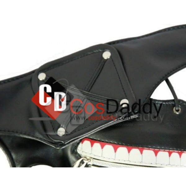 New Tokyo Ghoul Kaneki Ken Adjustable Halloween Zipper Mask Prop 