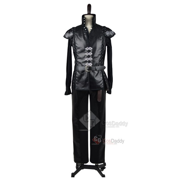 Once Upon A Time Captain Hook Black Jacket Cosplay Costume