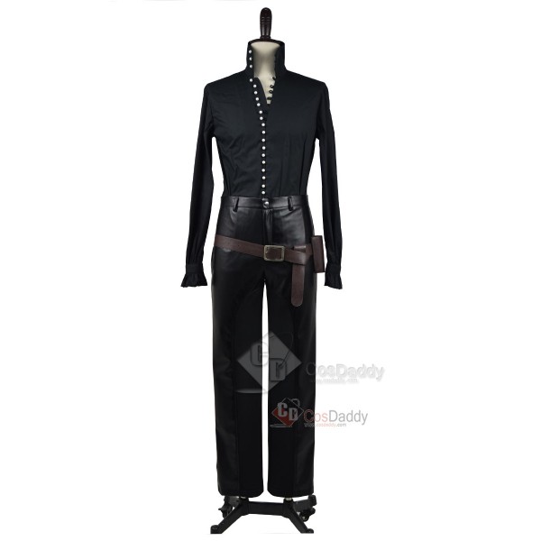 Once Upon A Time Captain Hook Black Jacket Cosplay Costume