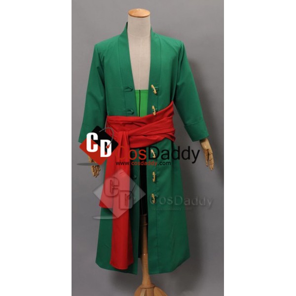 One Piece New World Zoro Anime Manga Cosplay Costume  