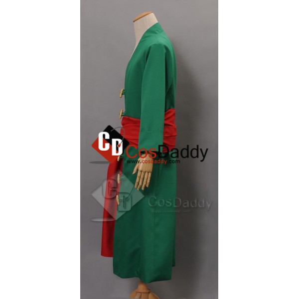 One Piece New World Zoro Anime Manga Cosplay Costume  