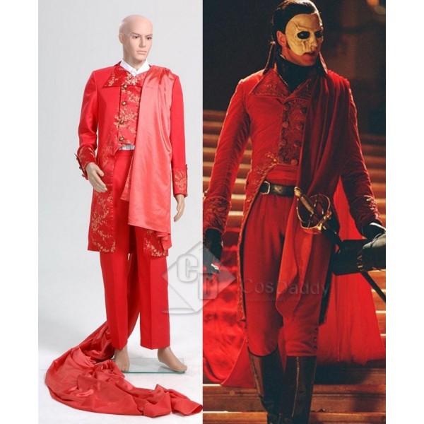 Phantom of the Opera Masquerade Halloween Fancy Suit Cosplay Costume