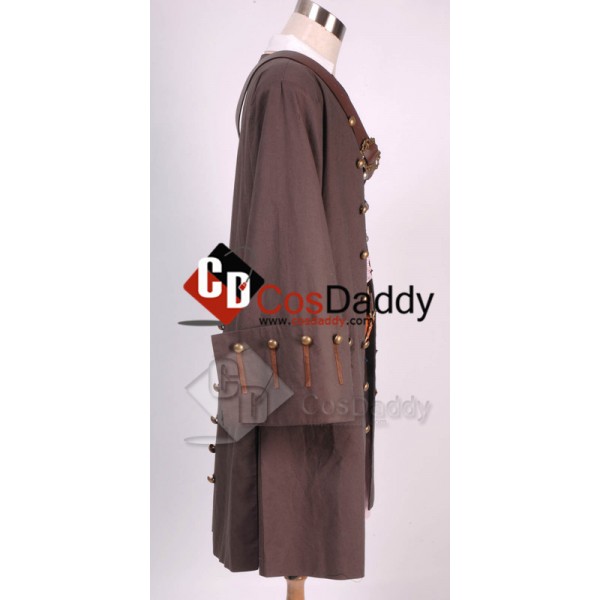 Pirates of the Caribbean 4: Jack Sparrow Cosplay Costume 