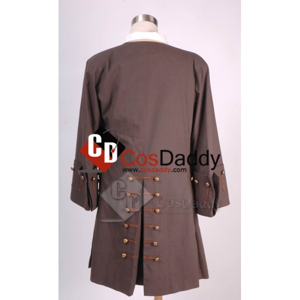 Pirates of the Caribbean 4: Jack Sparrow Cosplay Costume 