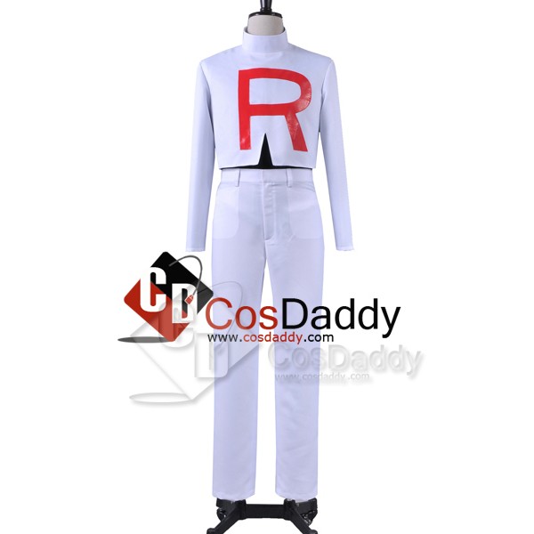 Pokemon Team Rocket James Cosplay Costume