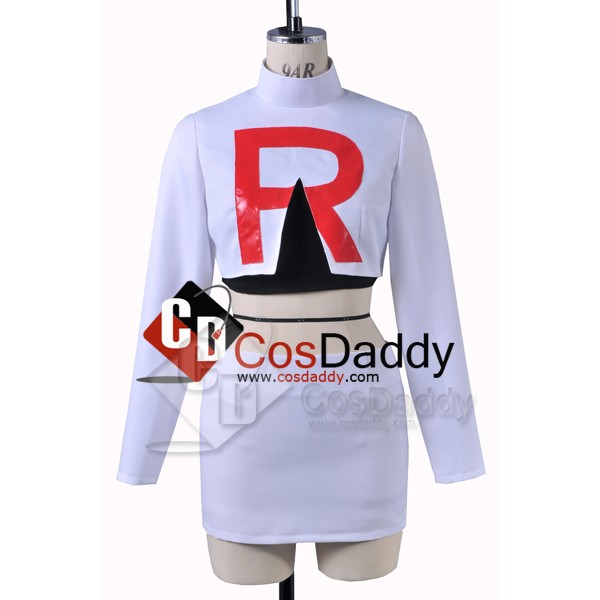 Pokemon Team Rocket Jessie Cosplay Costume