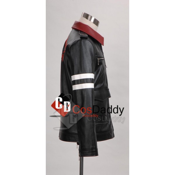 Prototype PS3 Game Alex Mercer Dragon Embroider Leather Jacket Cosplay Costume
