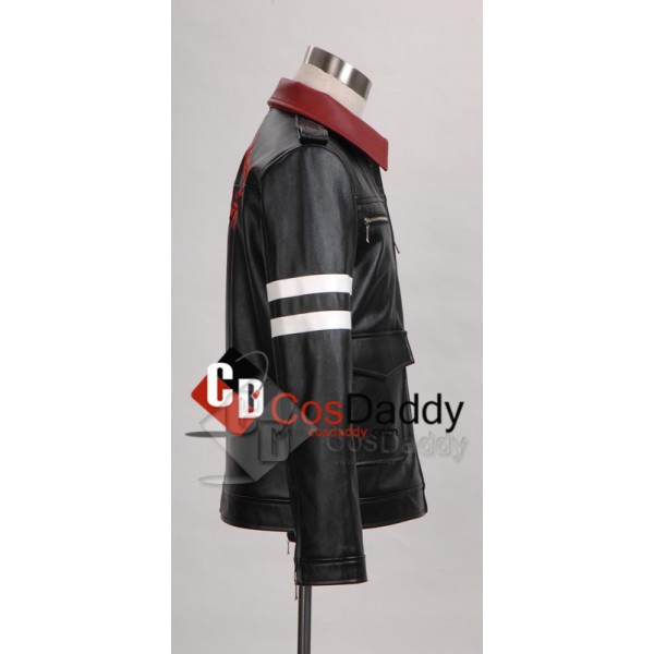 Prototype PS3 Game Alex Mercer Dragon Embroider Leather Jacket Cosplay Costume