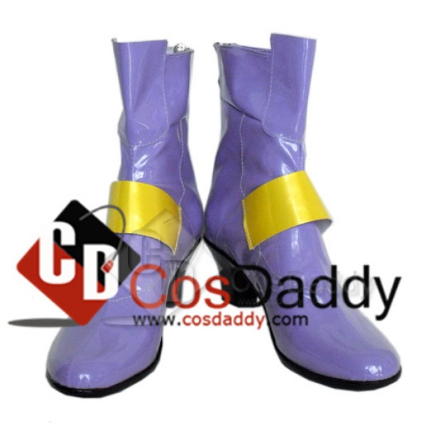 Puella Magi Madoka Fate Testarossa Harlaown Cosplay Boots Shoes