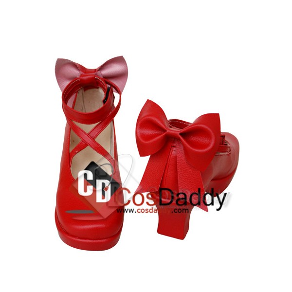 Puella Magi Madoka Magica Kaname Madoka Cosplay Shoes