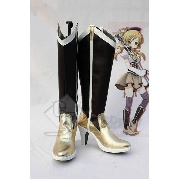 Puella Magi Madoka Magica Mami Tomoe Cosplay Boots Shoes 