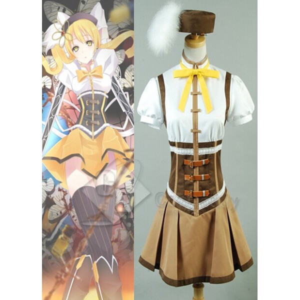 Puella Magi Madoka Magica Mami Tomoe Cosplay Costume