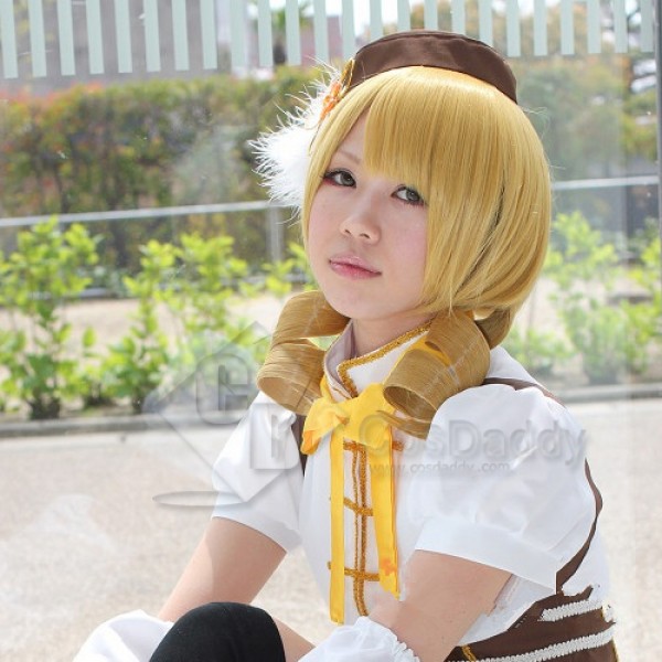 Puella Magi Madoka Magica Mami Tomoe Cosplay Wig