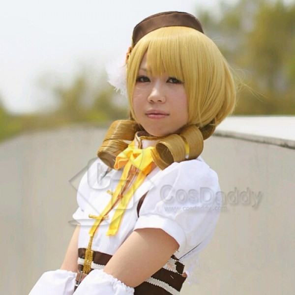 Puella Magi Madoka Magica Mami Tomoe Cosplay Wig