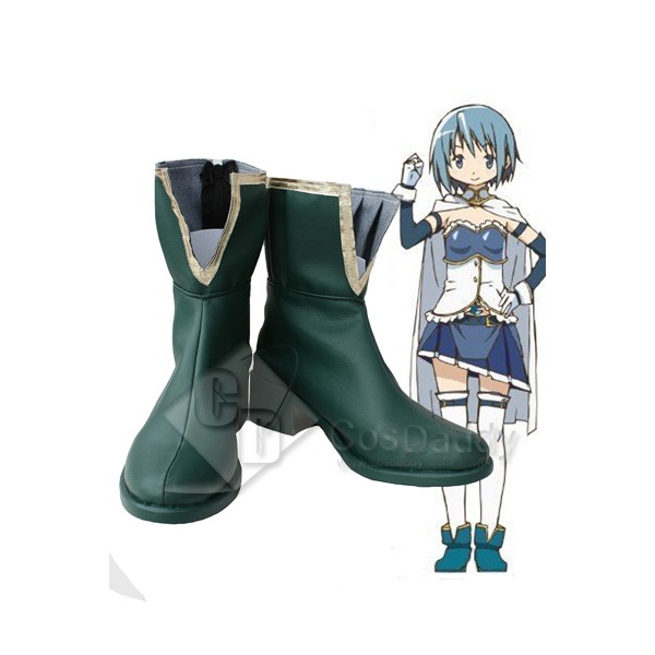 Puella Magi Madoka Magica Miki Sayaka Cosplay Shoes