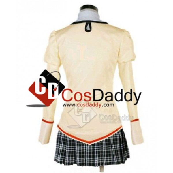 Puella Magi Madoka Magica School Uniform Dress Outfit Cosplay Costume